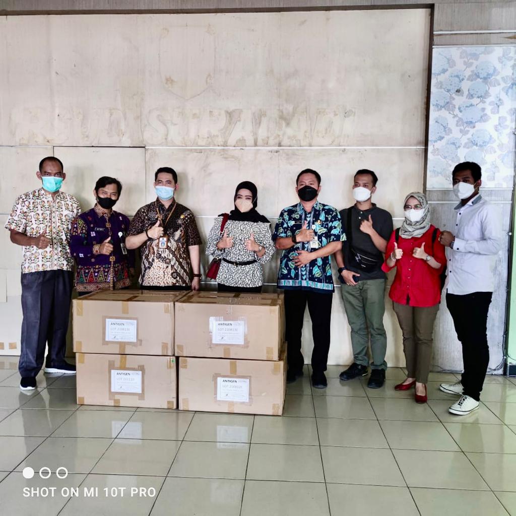 Dewi Aryani Berikan Bantuan 4000 Alat Test Antigen