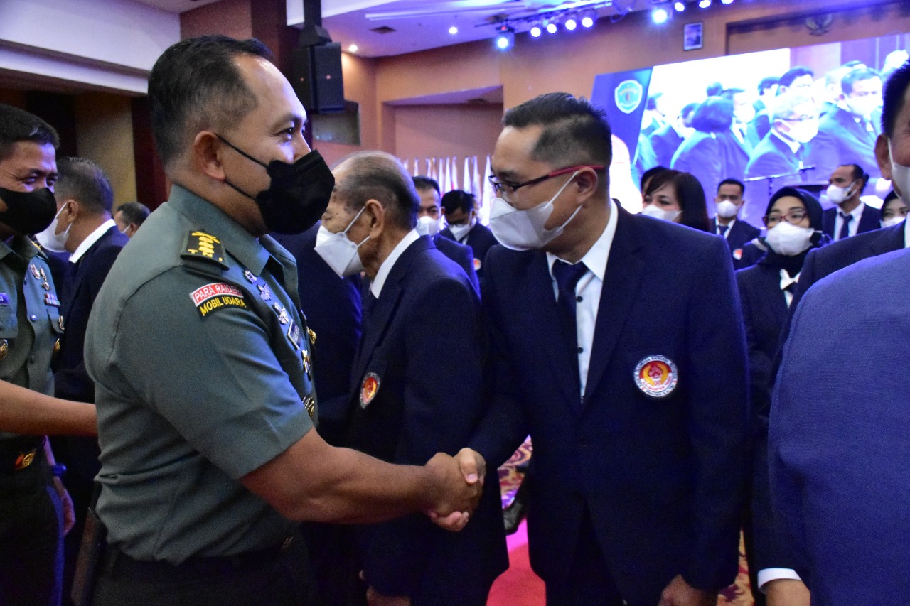 Kasrem 091/ASN Ucapkan Selamat Kepada Pengurus KONI Yang Baru Dilantik