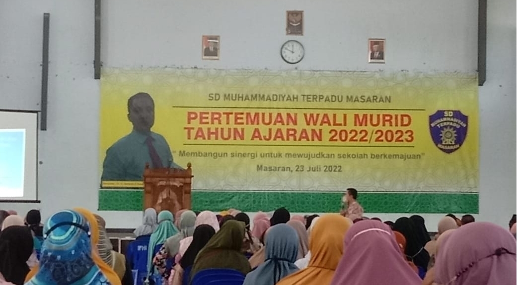 Jalin Silahturahmi, SD Muhammadiyah Terpadu Masaran Adakan Pertemuan Dengan Wali Murid