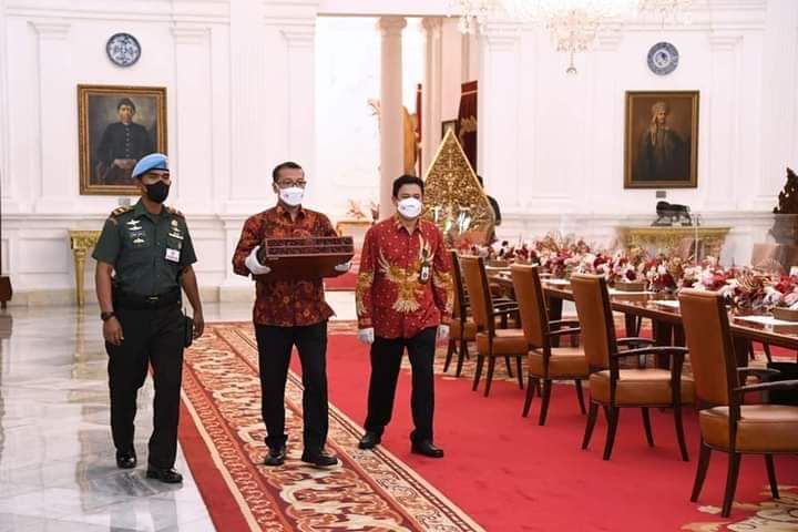 Sekretariat Presiden Kembalikan Teks Proklamasi Tulisan Tangan Bung Karno