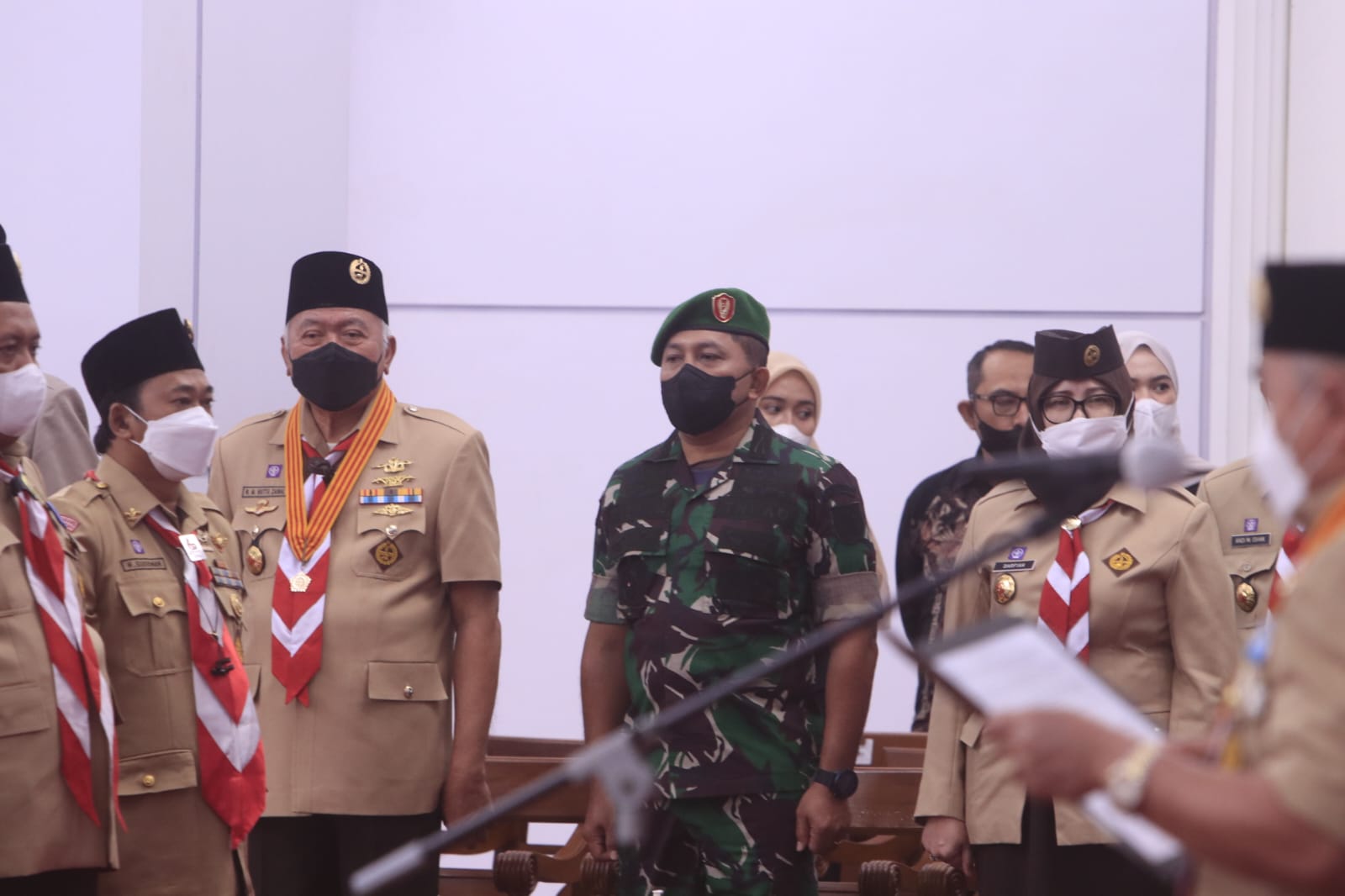 Kasrem 091/ASN : Pramuka dapat Meningkatkan SDM dan Memberikan Sumbangsih Bagi Pembangunan Bangsa dan Negara