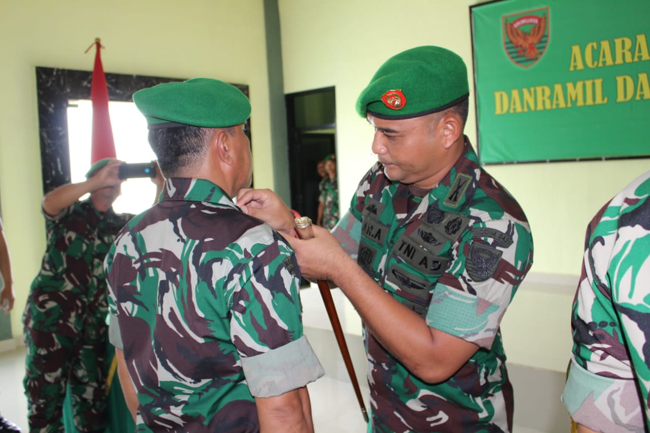 Dandim 0421/LS Pimpin Acara Korp Raport Sertijab Danramil