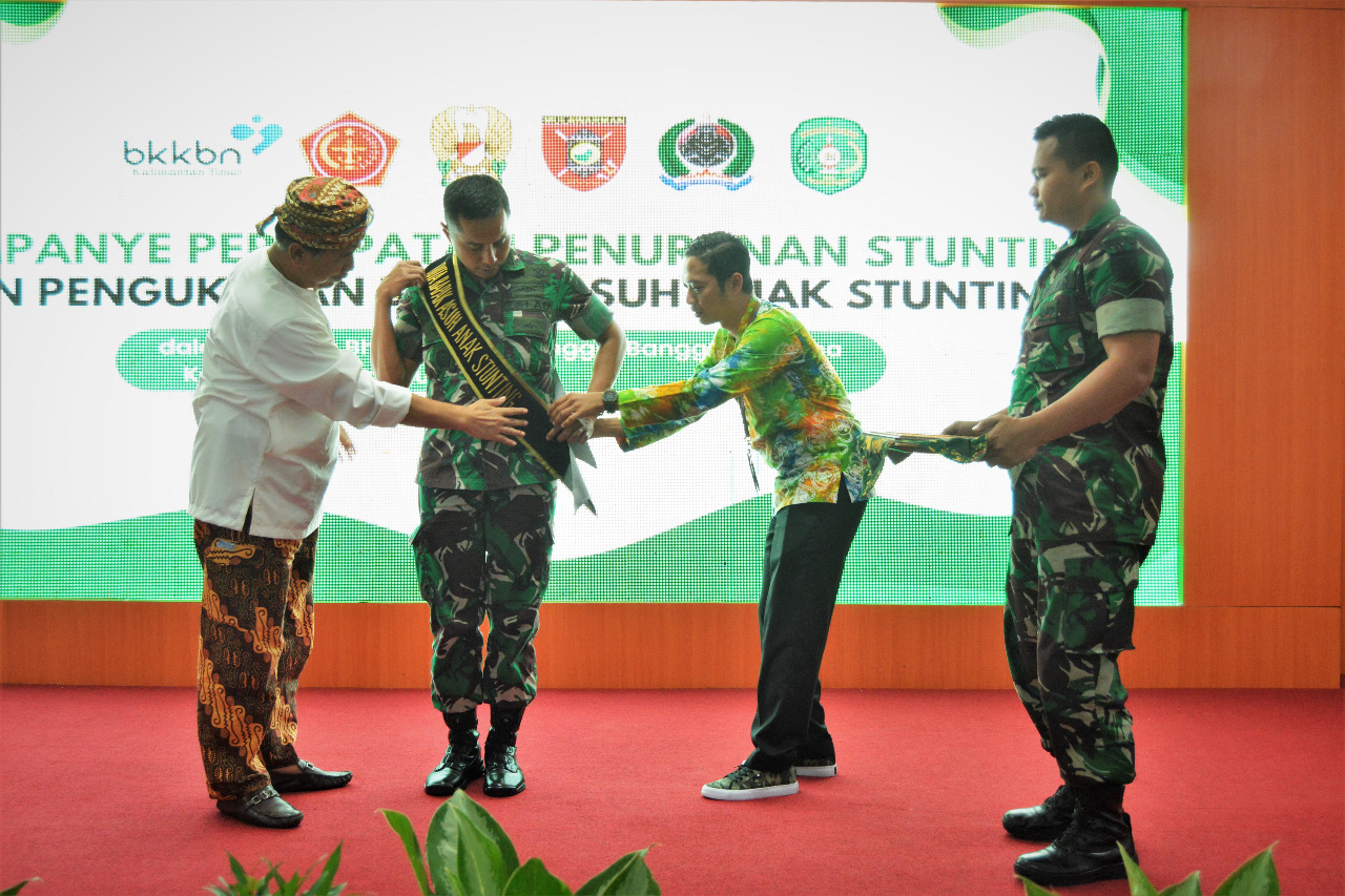 Kodim 0906/Kodim Kutai Kartanegara Dukung Program Percepatan Penurunan Stunting