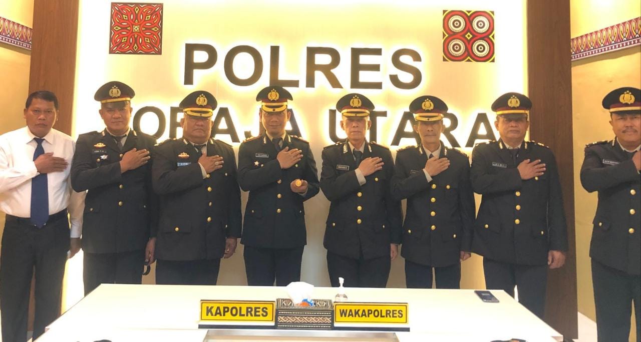 Via Virtual, Kapolres Toraja Utara Pimpin Upacara Kesaktian Pancasila