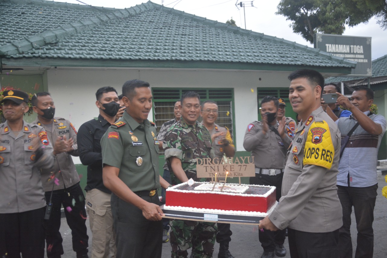 Polres Boyolali Mendatangi Markas Kodim, Ini Kejutannya