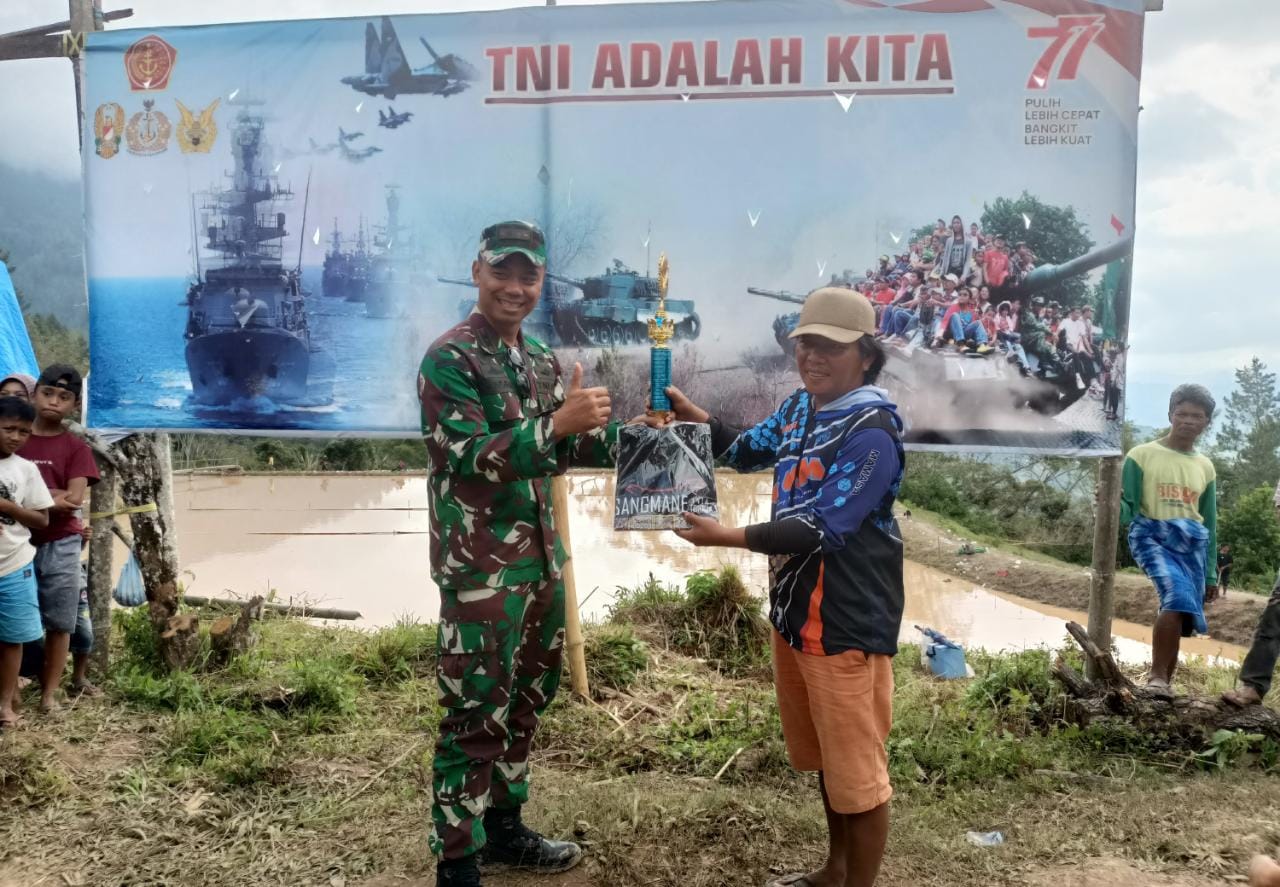 Kodim 1414 Tana Toraja Kerjasama Pemerintah Lembang Uluway, Gelar Dulang Fishing Tournament 2