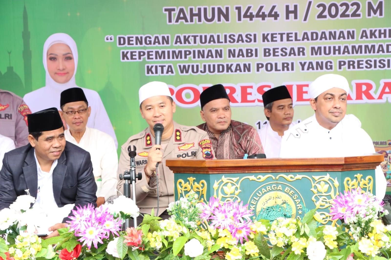 Polres Jepara Gelar Peringatan Maulid Nabi Muhammad SAW