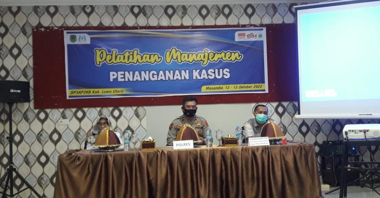 Dinas PPA Luwu Utara Gelar Pelatihan Pendampingan Penanganan Kasus