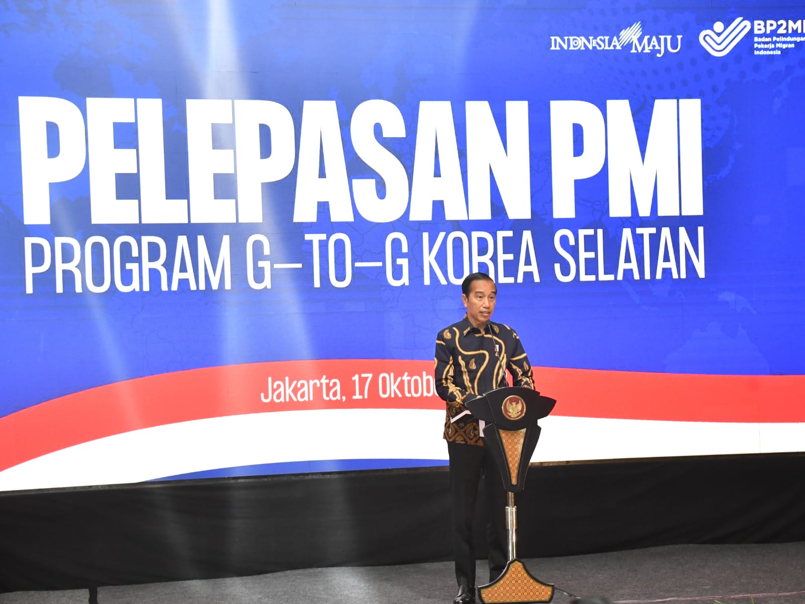 Korea Selatan, Presiden RI Lepas Pekerja Migran dengan Skema G to G