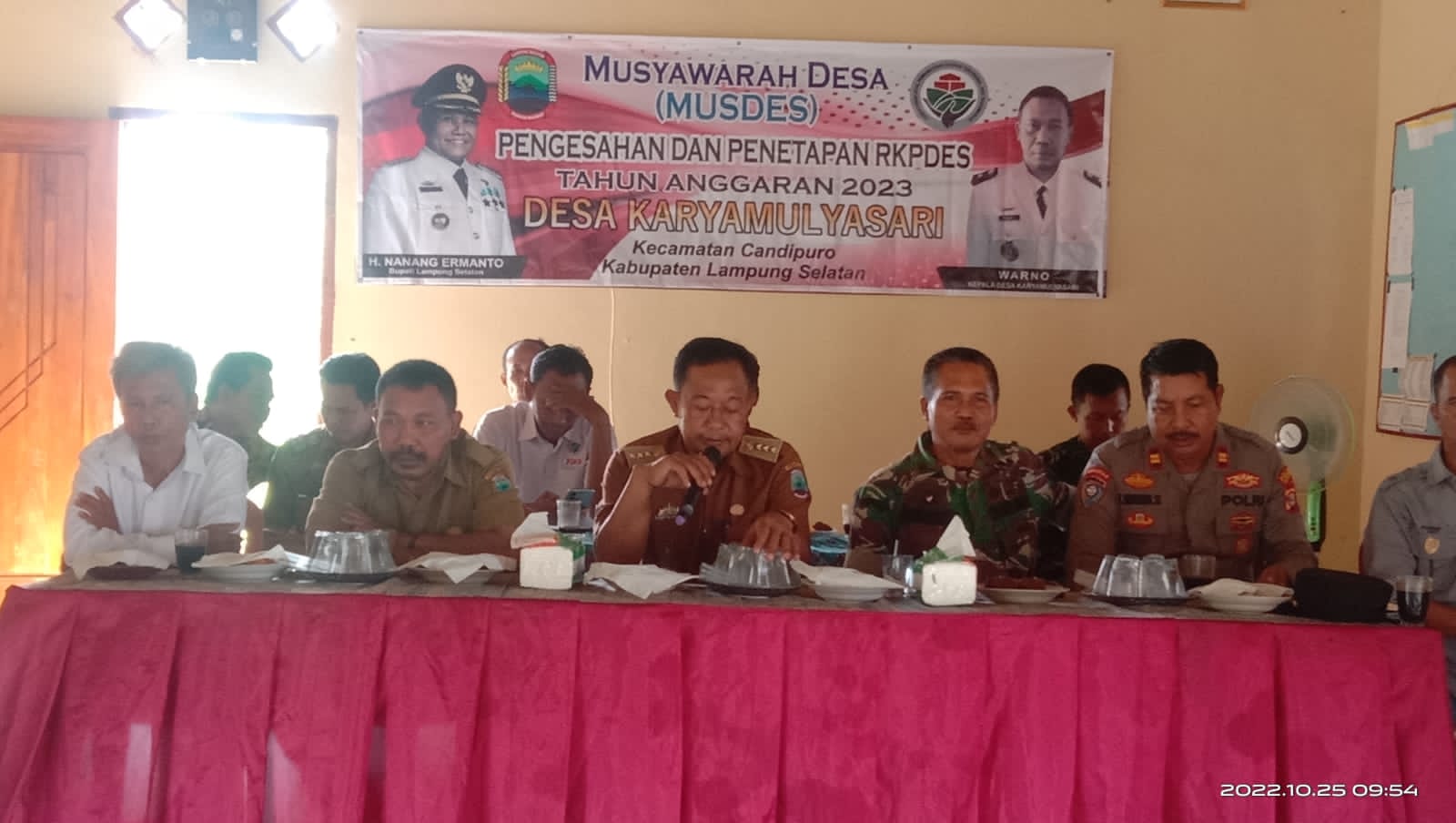 Pemdes Karya Mulyasari Tentukan Pembangunan di Ta-2023 Melalui MusrembangDes