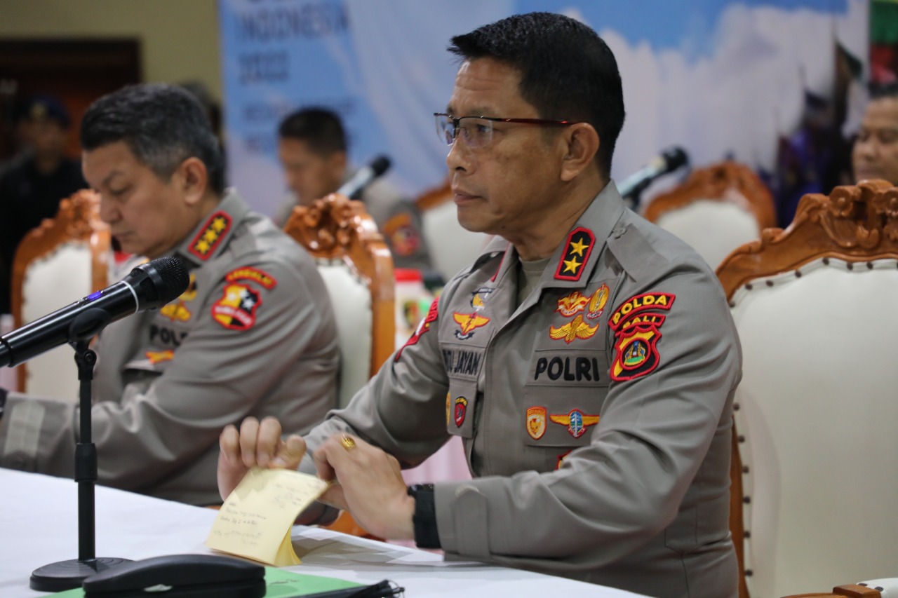 Presidensi G-20, Wakapolri dan Kapolda Bali Laksanakan Tactical Floor Game (TFG)