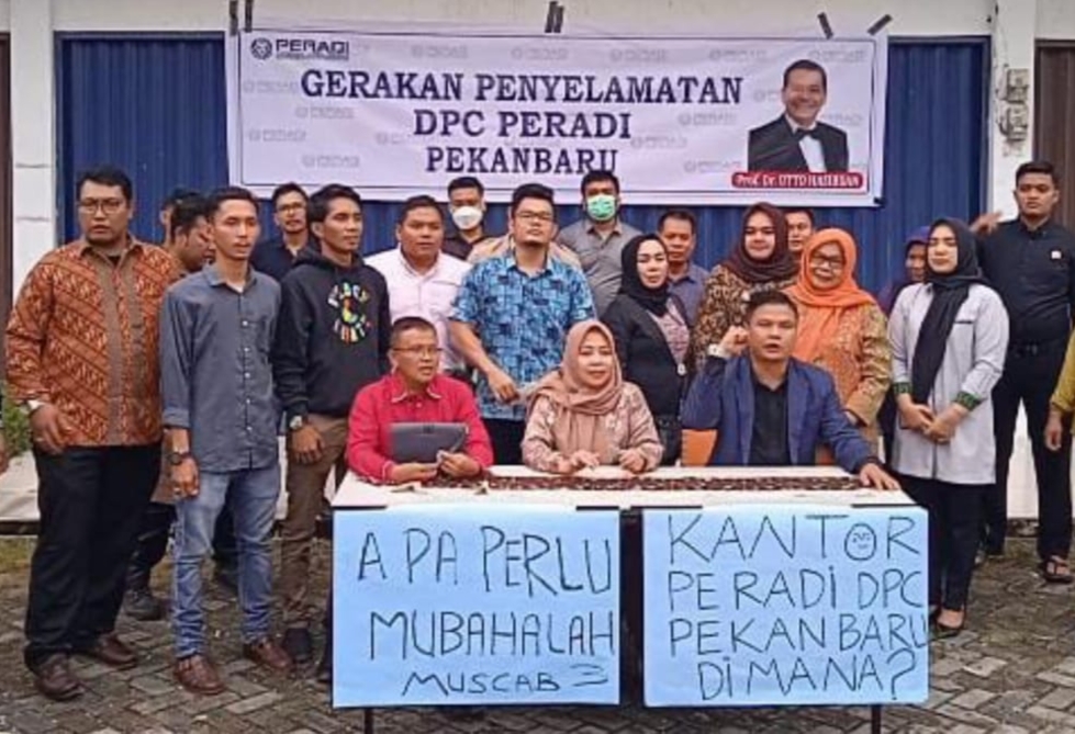 DPC Peradi Pekanbaru Desak Ketua Umum DPN Peradi Keluarkan SK Terbaru