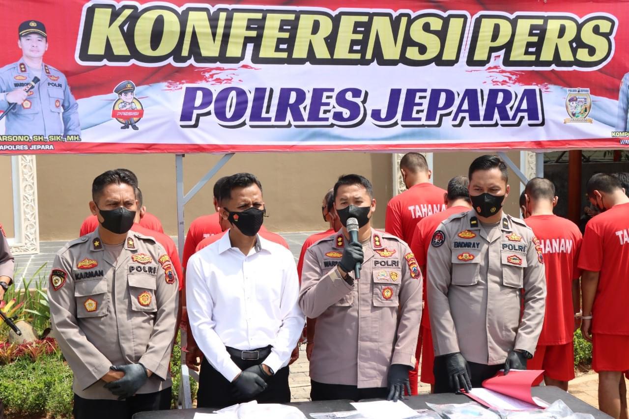 Ungkap 13 Kasus Narkotika, Ini kata Kapolres Jepara