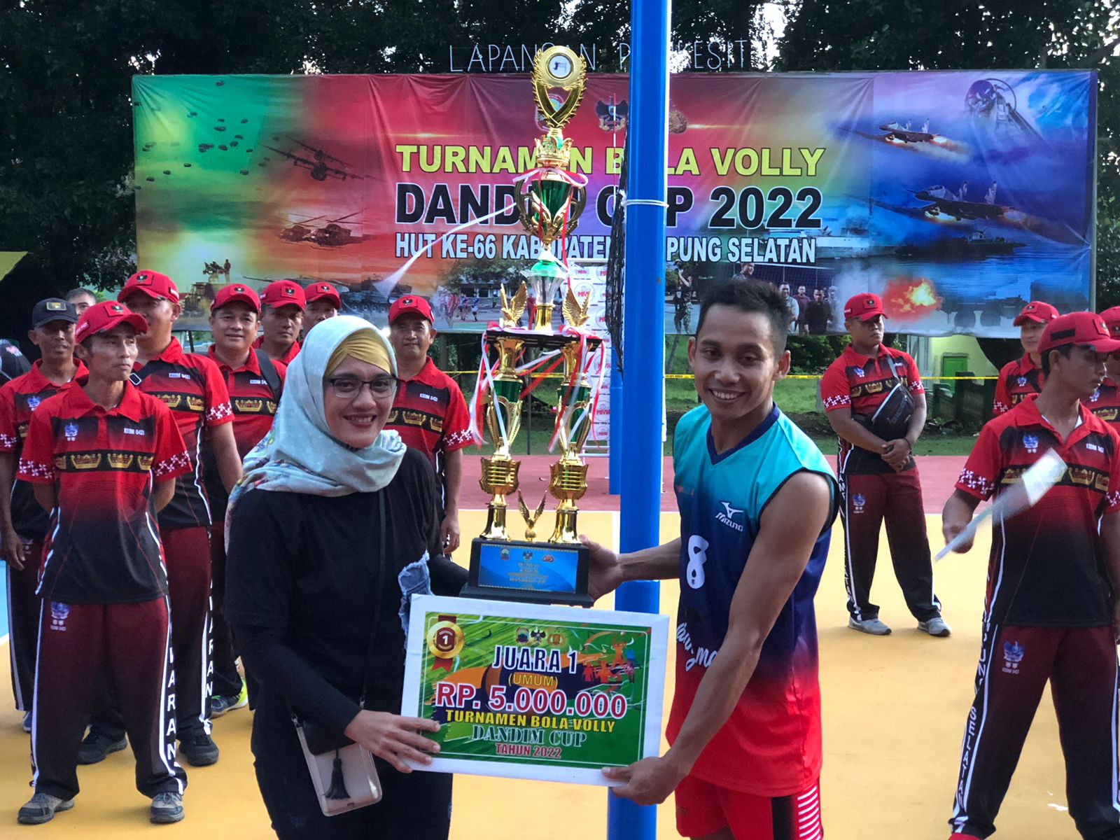 Dandim Cup 2022 Dimenangkan Tim Gabungan Kodim dan Polres