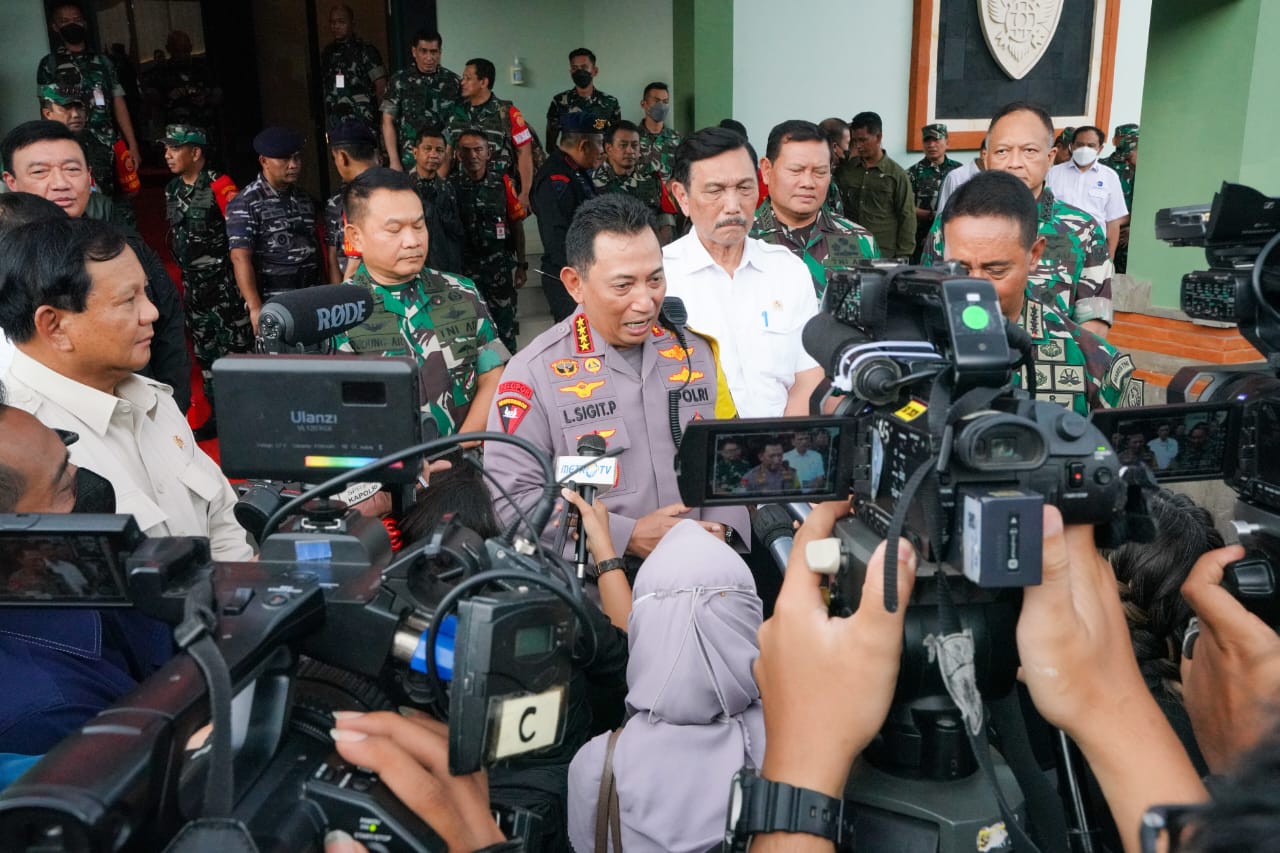 Antisipasi Dinamika di Lapangan, Panglima TNI dan Kapolri Siapkan Kontijensi Plan