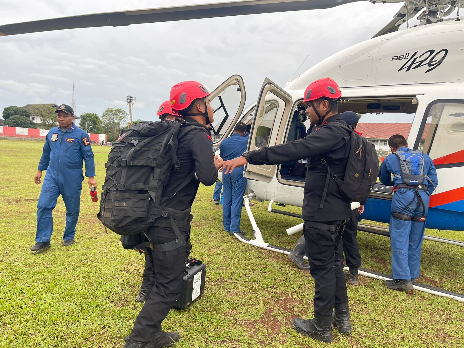 Akibat Gempa, Brimob Polri Kerahkan Tim Drone Bid TIK