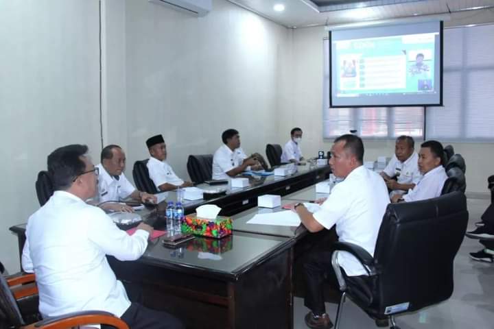Melalui Virtual Zoom Meeting Pemkab Lamsel Ikuti Konfrensi Tahunan
