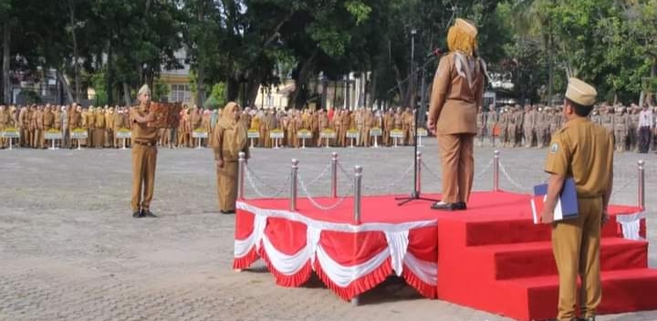 Pemkab Lamsel Gelar Apel Rutin Mingguan