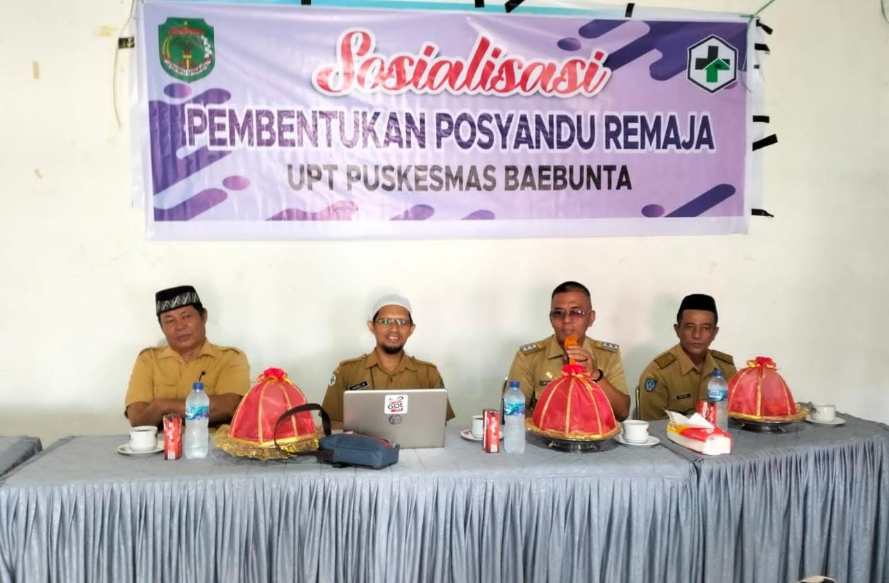 PKM Baebunta Sosialisasikan Posyandu Remaja di Desa Tarobok