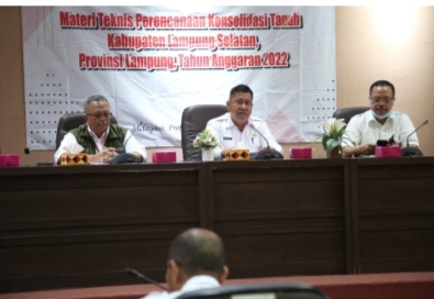Staf Ahli Bupati Hadiri Rapat Koordinasi Komitmen Pemkab Terhadap Rencana Konsolidasi Tanah Bersama