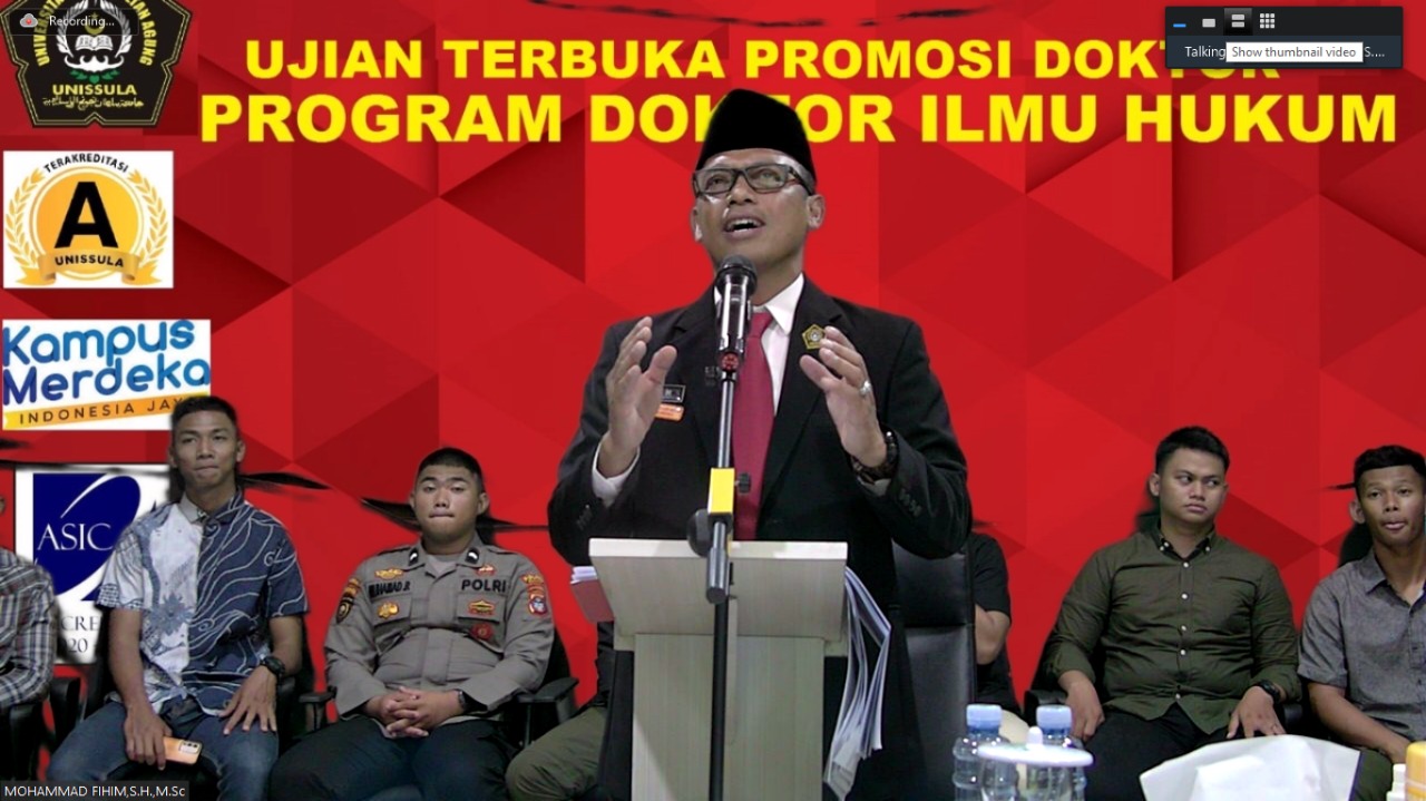 Wakapolres Banjar Resmi Gelar Doktor