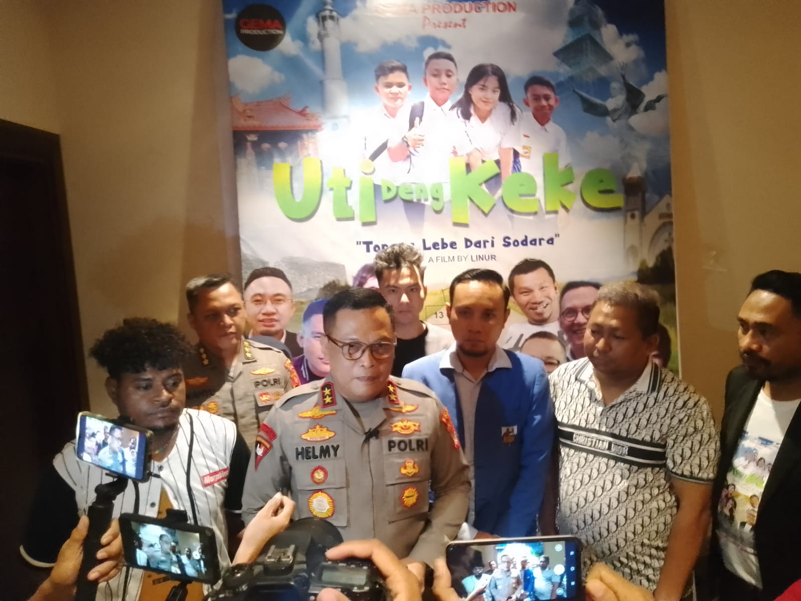 Kapolda Gorontalo Nobar Film “Uti Deng Keke”