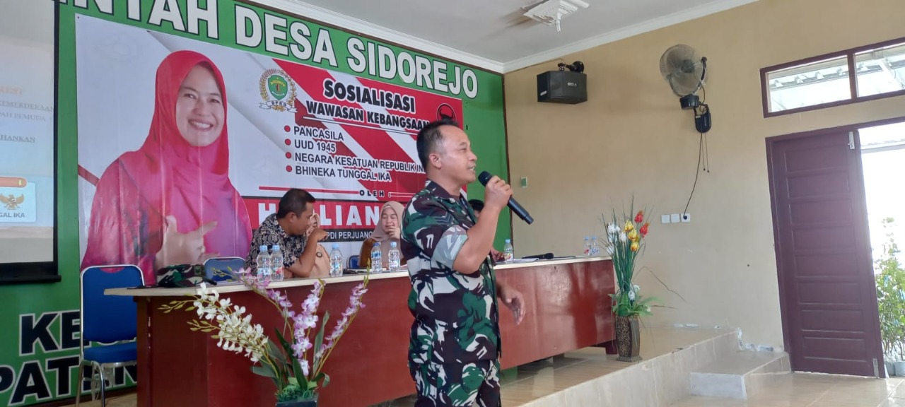 Melalui Materi Wasbang Babinsa Sidorejo Koramil Penajam bersama DPRD Kaltim Ajak Warga Tingkatkan Persatuan dan Kesatuan Bangsa