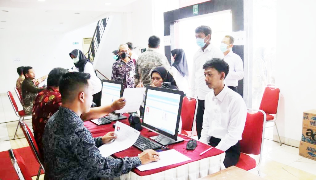 Ratusan Pegawai Pemerintah Perjanjian Kabupaten Blora Kerja Ikuti Seleksi