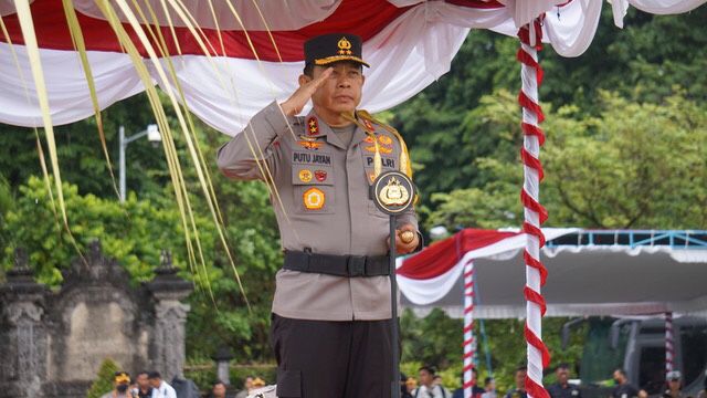 Ribuan Personil Polda Bali Amankan Natal dan Tahun Baru