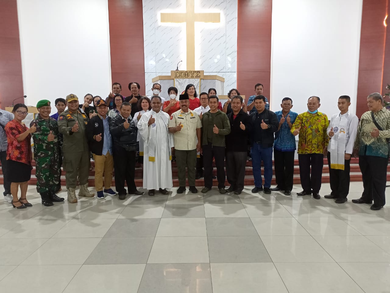 Cipta Kondisi, Forkopimda Kutai Kartanegara Pantau Perayaan Malam Natal