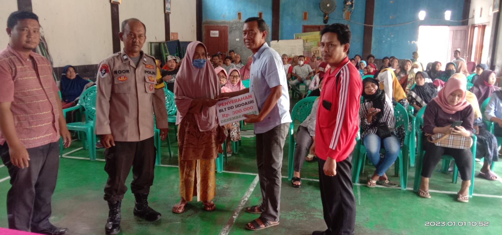 Pemdes Sidoasri Salurkan BLT DD 2022 Tahap Akhir