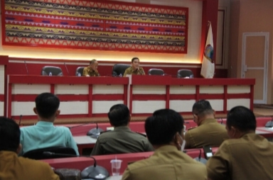 Pemkab Lamsel Gelar Rakor Dalam Rangka Monitoring Evaluasi Dan Penguatan Inovasi Daerah
