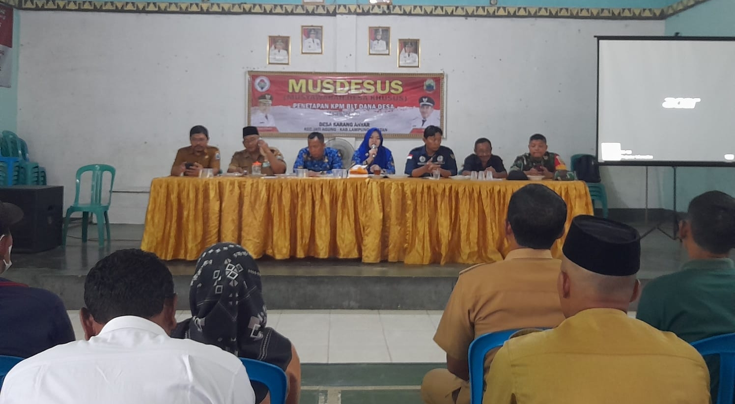 Pemdes Karang Anyar Gelar Rapat Penetapan KPM BLT DD Ta-2023