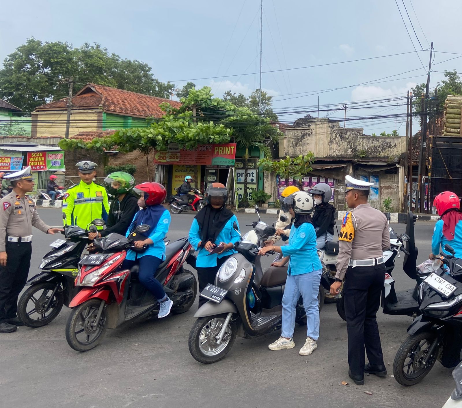 Satlantas Polresta Pati Berhasil Tilang 62 Pelanggar
