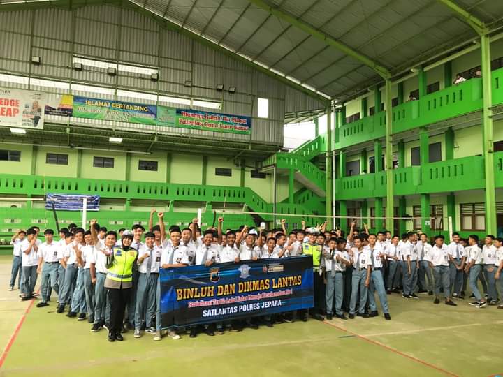 Satlantas Polres Jepara Gencar Berikan Penyuluhan