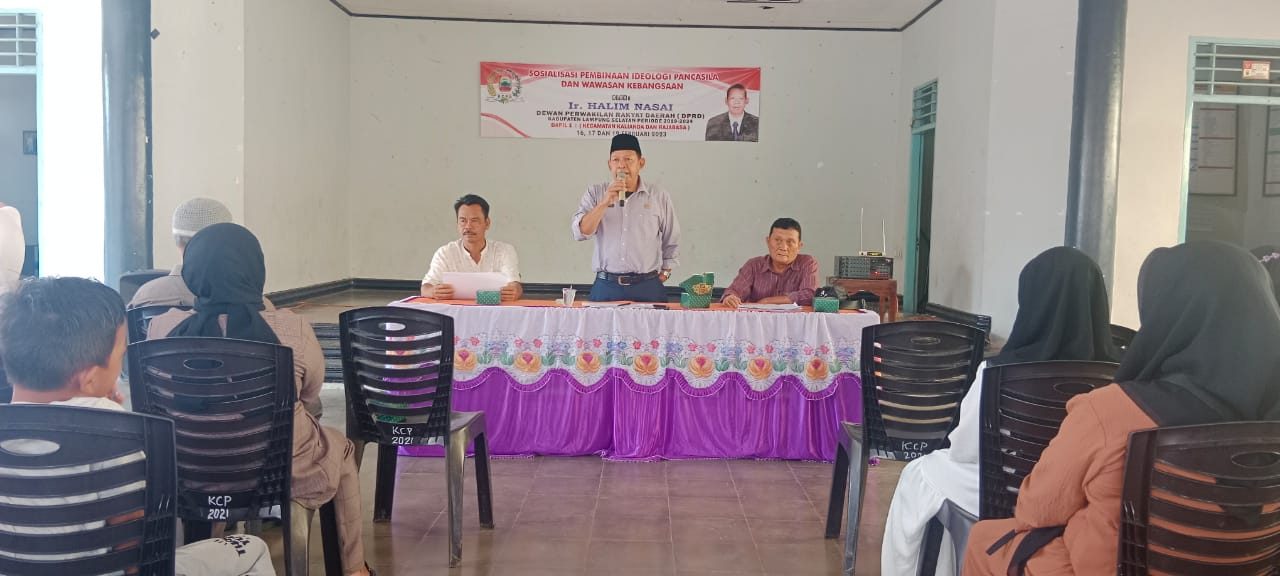 Ir Halim Nasai Ajak Masyarakat Untuk Lebih Mengenal Berbangsa dan Bernegara Berlandaskan Pancasila