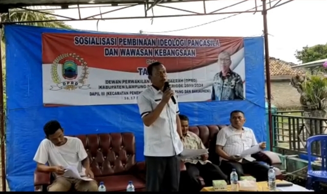 Taman Sosialisasikan Idiologi Pancasila dan Wawasan Kebangsaan