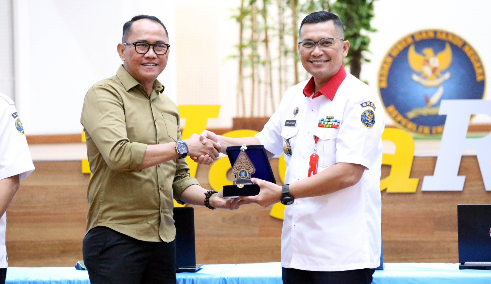 Diskominfo Lamsel Bersama BSSN Tandatangani PKS  Penggunaan Sertifikat Elektronik