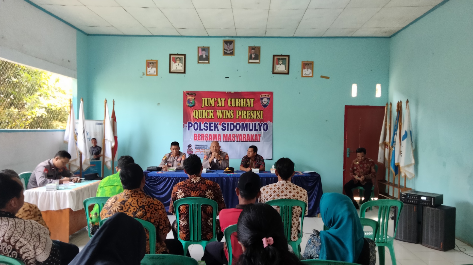 Jum,at Curhat Quick Wins Presisi Polsek Sidomulyo Bersama Masyarakat Banjarsuri