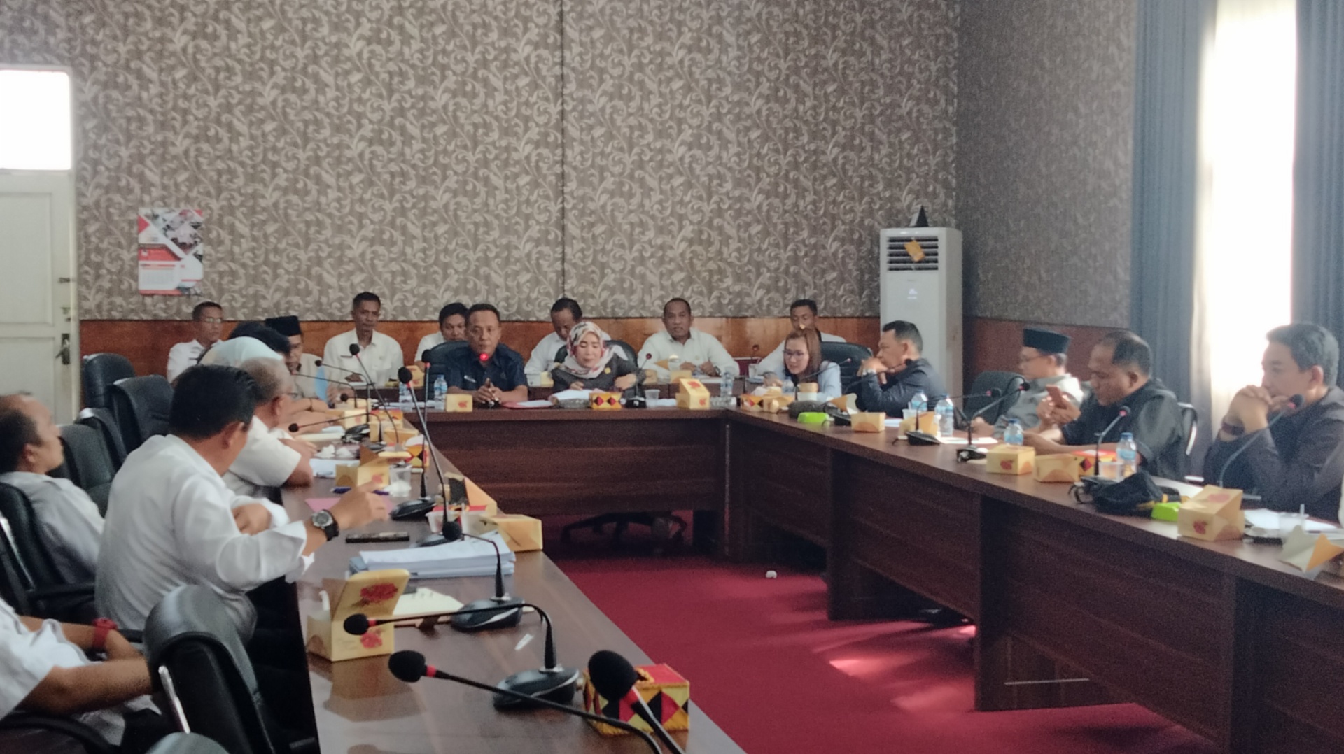 Komisi Gabungan DPRD Lamsel Gelar RDP Bersama Pihak Stockpile Batu Bara PT SLL