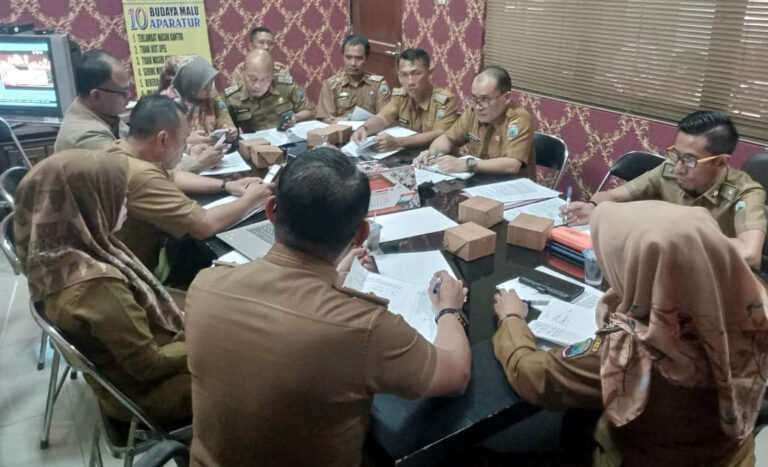 Diskominfo Lamsel Bersama Tim SPBE Gelar Rapat Kaji Ulang