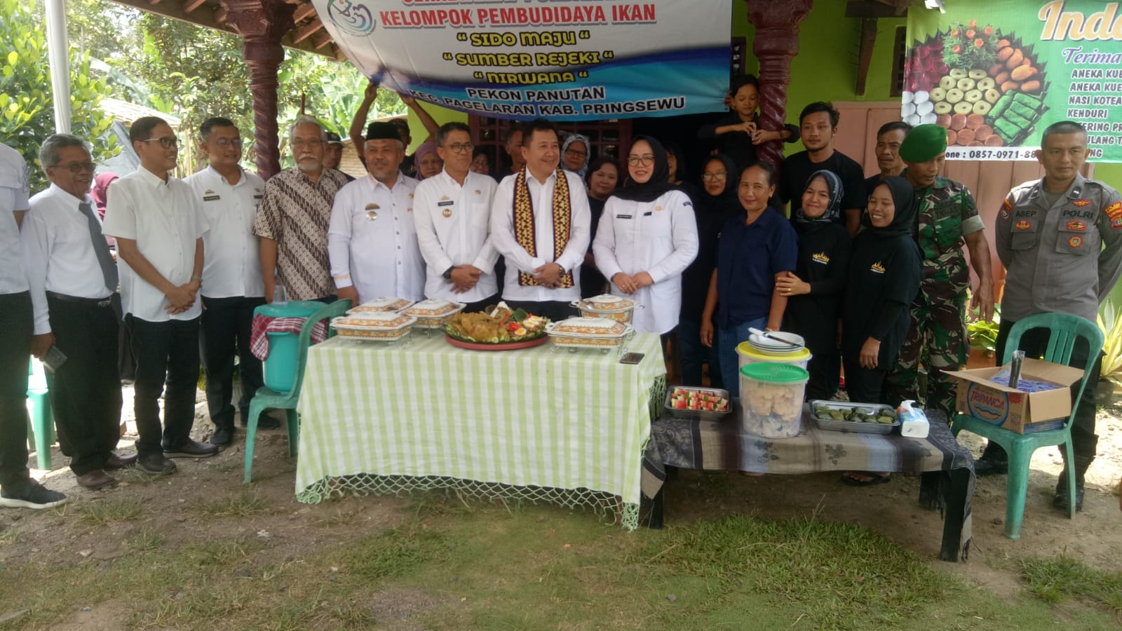 Pekon Panutan Sambut Tim Penilaian Lomba Desa