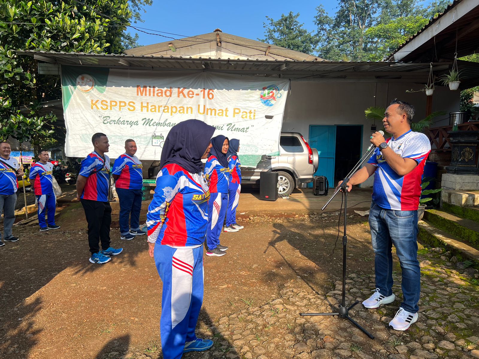 Kasatlantas Polresta Pati Gelar Olahraga Bersama