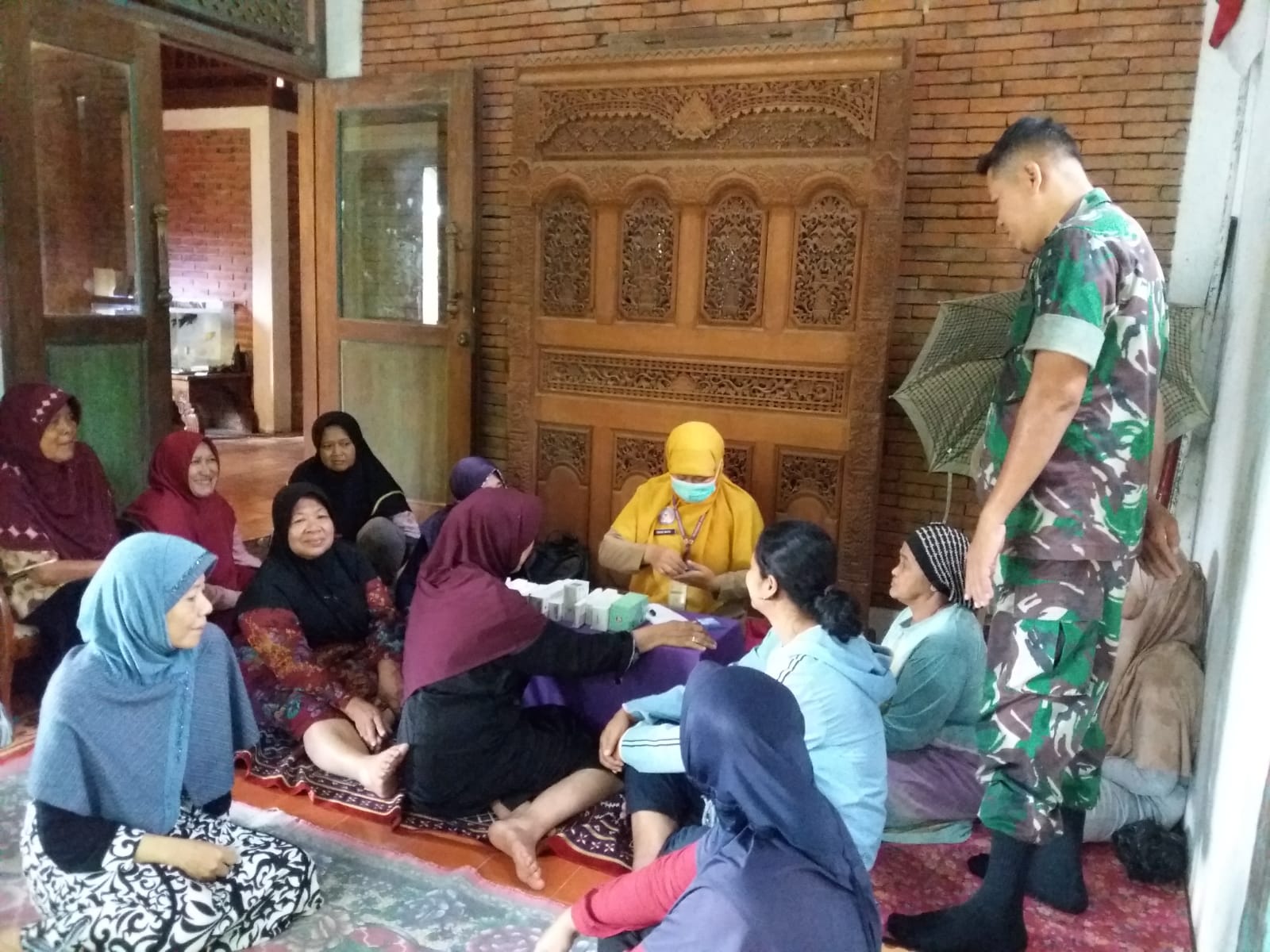 Peltu Iskan Kawal Lansia Ikut Posyandu
