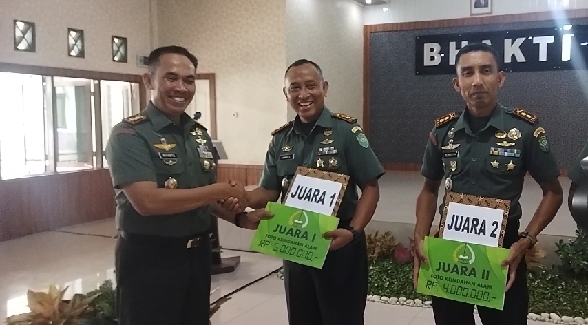 Kodim 0112/Sabang Raih Juara Satu Lomba Foto Keindahan Alam di Wilayah Jajaran Korem 012/TU