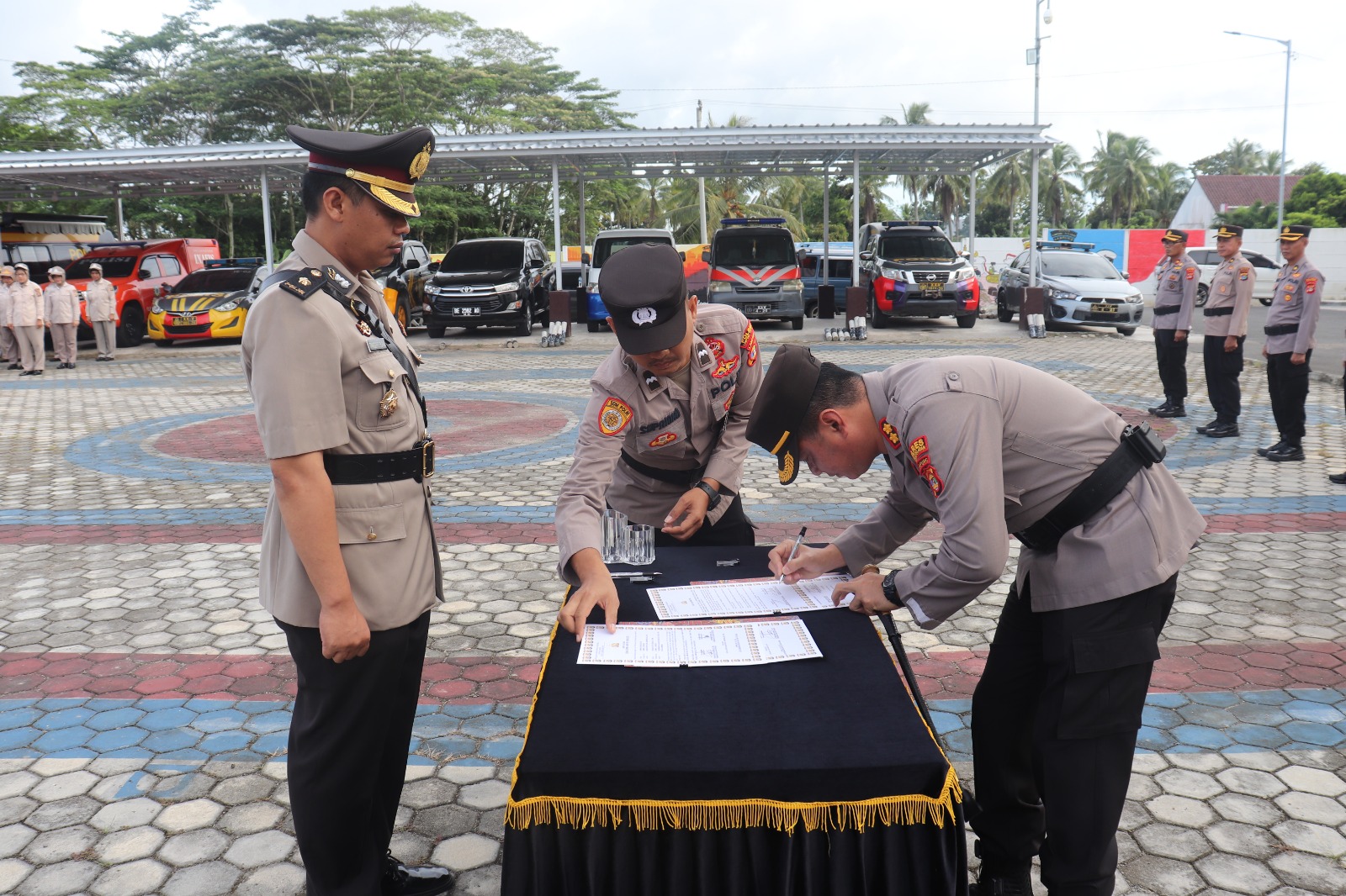 Polres Lamsel Gelar Upacara Sertijab Kabag Ops