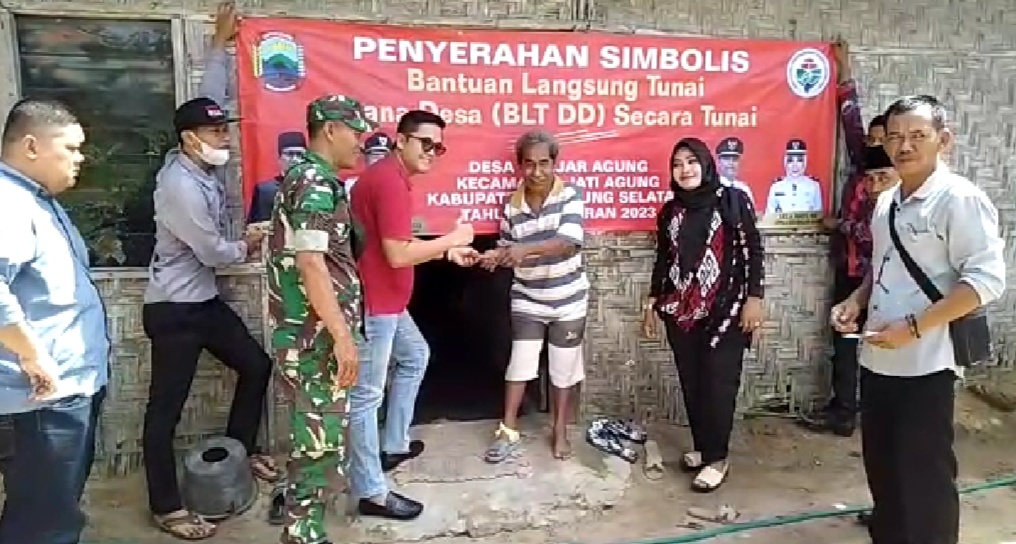 Pemdes Banjaragung  Salurkan BLT DD Ta-2023 Untuk 26 KPM.