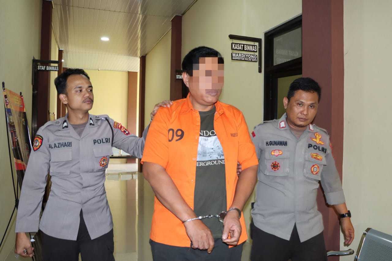 Asik Nyabu Di Dapur, Pria Asal Pardasuka Pringsewu Dibekuk Polisi