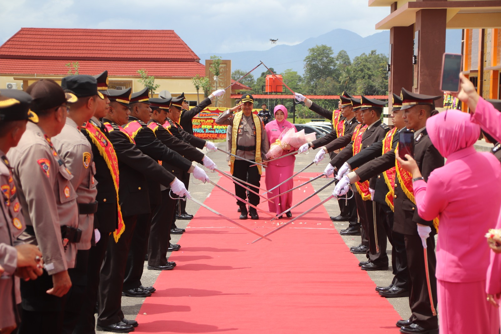 Gelar Pisah Sambut Kapolres Pringsewu Farewel and Welcome Kapolres Pringsewu