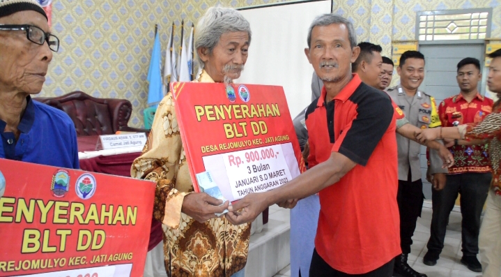 46 KPM Desa Rejomulyo Terima BLT DD Ta-2023